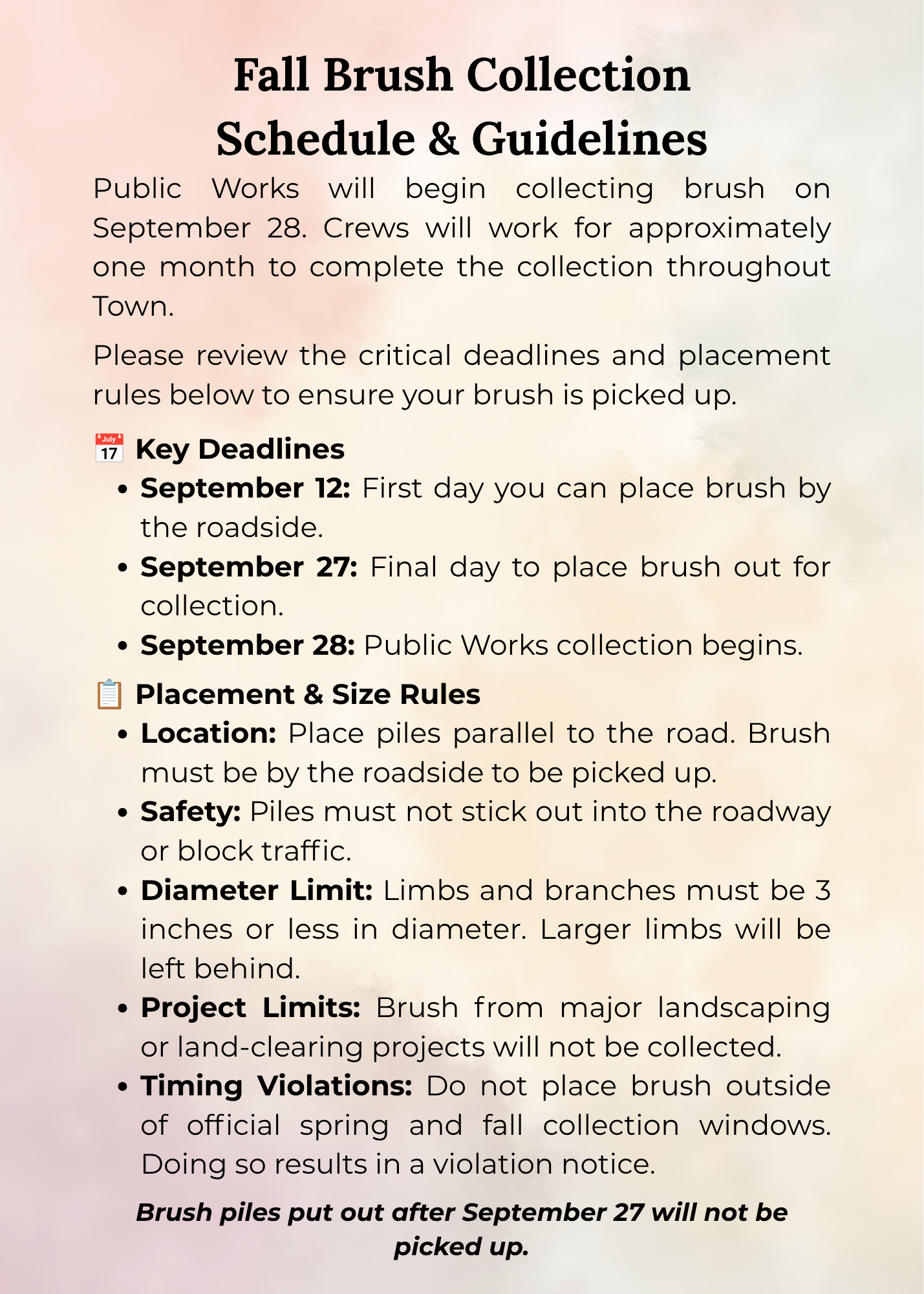 Fall Brush Collection